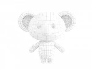 Character139 Rigged Koala 3D Model