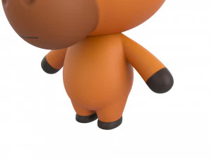 Character140 Rigged Horse 3D Model