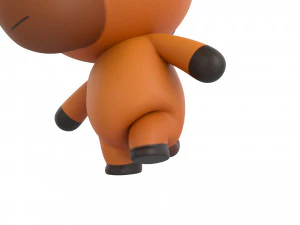 Character140 Rigged Horse 3D Model