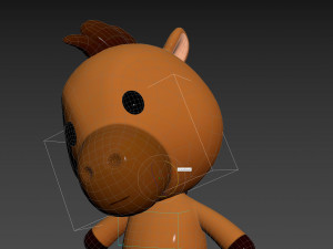 Character140 Rigged Horse 3Dモデル