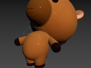 Character140 Rigged Horse 3Dモデル