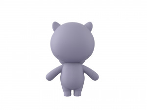 Character141 Rigged Rhino 3D Model