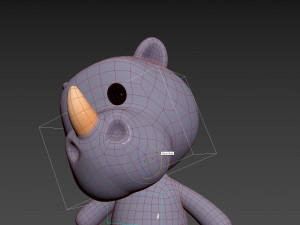 Character141 Rigged Rhino 3D Model