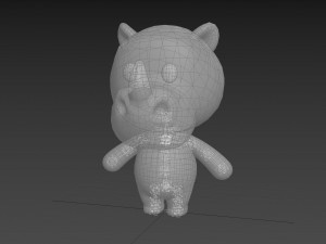Character141 Rigged Rhino 3D Model
