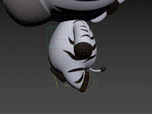 Character142 Rigged Zebra 3D Model