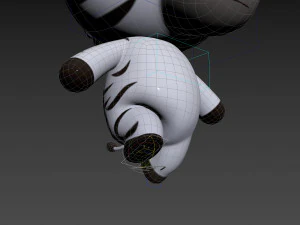 Character142 Rigged Zebra 3D Model