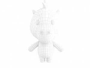 Character142 Rigged Zebra 3D 模型