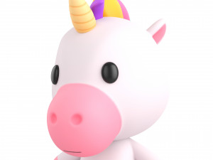 Character143 Rigged Unicorn 3D Model