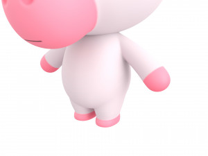 Character143 Rigged Unicorn 3D Model