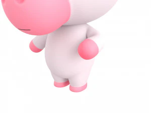 Character143 Rigged Unicorn 3D Model