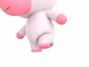 Character143 Rigged Unicorn 3D Model