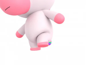 Character143 Rigged Unicorn 3D Model