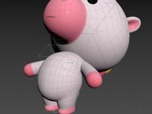 Character143 Rigged Unicorn 3D Model