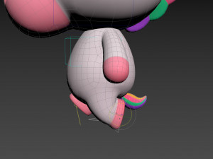Character143 Rigged Unicorn 3D Model