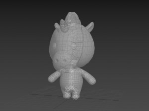 Character143 Rigged Unicorn 3D Model
