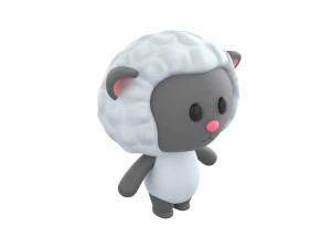 Character144 Rigged Sheep 3D Model