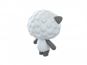 Character144 Rigged Sheep 3D Model