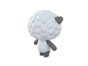Character144 Rigged Sheep 3D Model