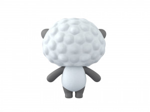 Character144 Rigged Sheep 3D Model