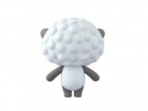 Character144 Rigged Sheep 3D Model