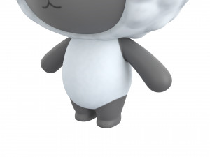 Character144 Rigged Sheep 3D Model