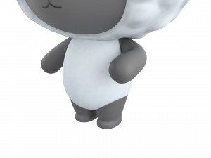 Character144 Rigged Sheep 3D Model