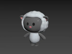 Character144 Rigged Sheep 3D Model