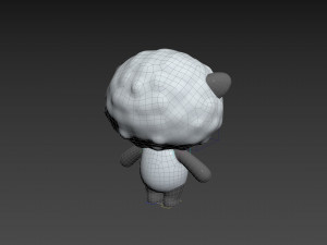Character144 Rigged Sheep 3D Model