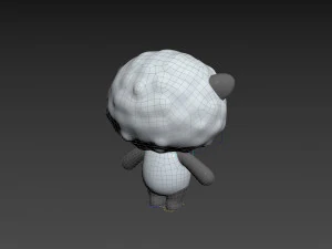 Character144 Rigged Sheep 3D Model