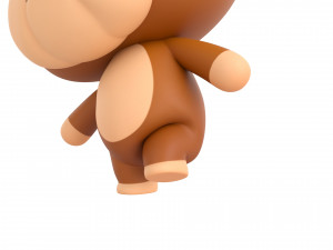 Character145 Rigged Bulldog 3D Model