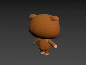 Character145 Rigged Bulldog 3D Model
