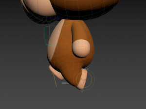 Character145 Rigged Bulldog 3D Model