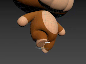 Character145 Rigged Bulldog 3D Model