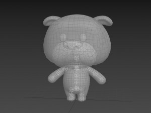 Character145 Rigged Bulldog 3D Model