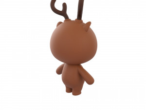 Character146 Rigged Deer 3D-Modell