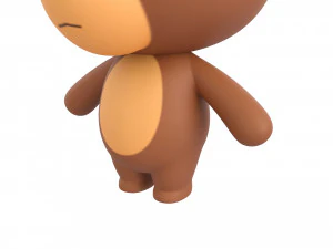 Character146 Rigged Deer 3D Model
