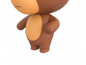 Character146 Rigged Deer 3D Model