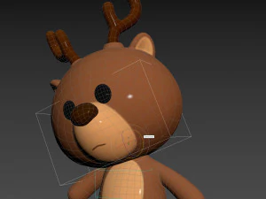 Character146 Rigged Deer 3D Model