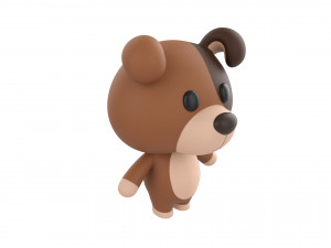Character147 Rigged Dog 3Dモデル