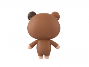 Character147 Rigged Dog 3Dモデル