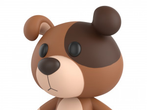 Character147 Rigged Dog 3Dモデル