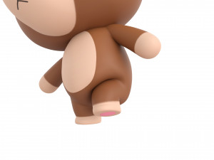 Character147 Rigged Dog 3Dモデル