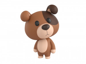 Character147 Rigged Dog 3Dモデル