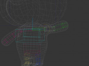 Character147 Rigged Dog 3Dモデル