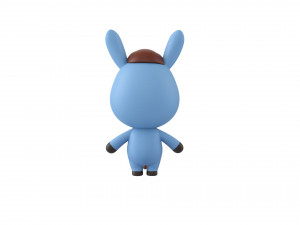 Character148 Rigged Donkey 3D मॉडल