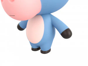 Character148 Rigged Donkey 3D Model
