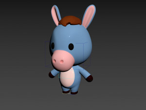 Character148 Rigged Donkey 3D मॉडल