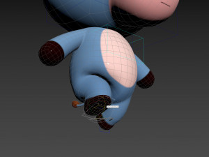 Character148 Rigged Donkey 3D मॉडल