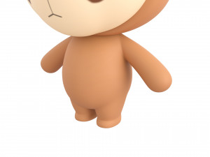 Character149 Rigged Sloth Modello 3D