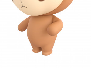 Character149 Rigged Sloth Modello 3D